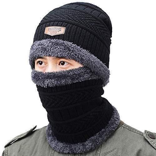 Premium Unisex Woolen Winter Cap & Neck Warmer Set